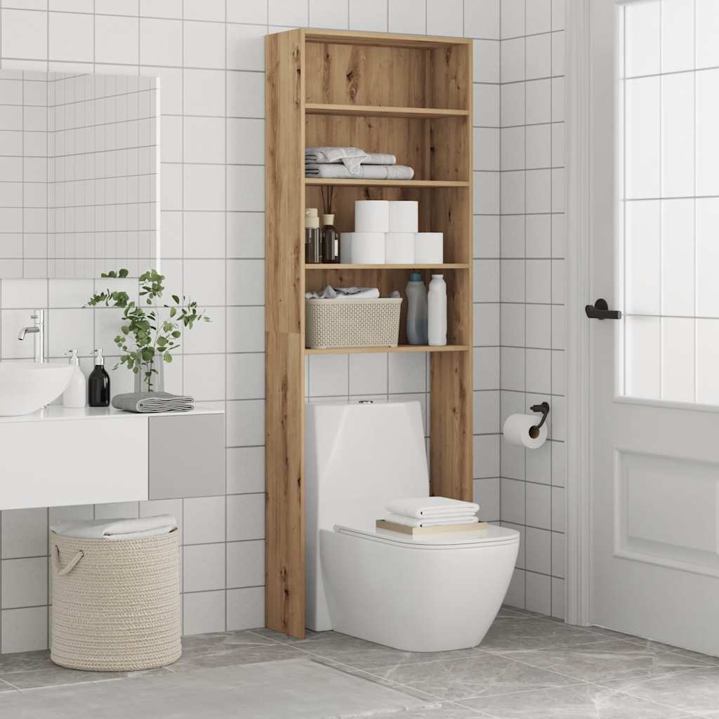 Vaskemaskinskap artisan eik 64x24x190 cm