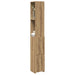 Baderomsskap artisan eik 25x25x170 cm konstruert tre