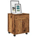 Rulleskap gammelt tre 45x38x54 cm konstruert tre