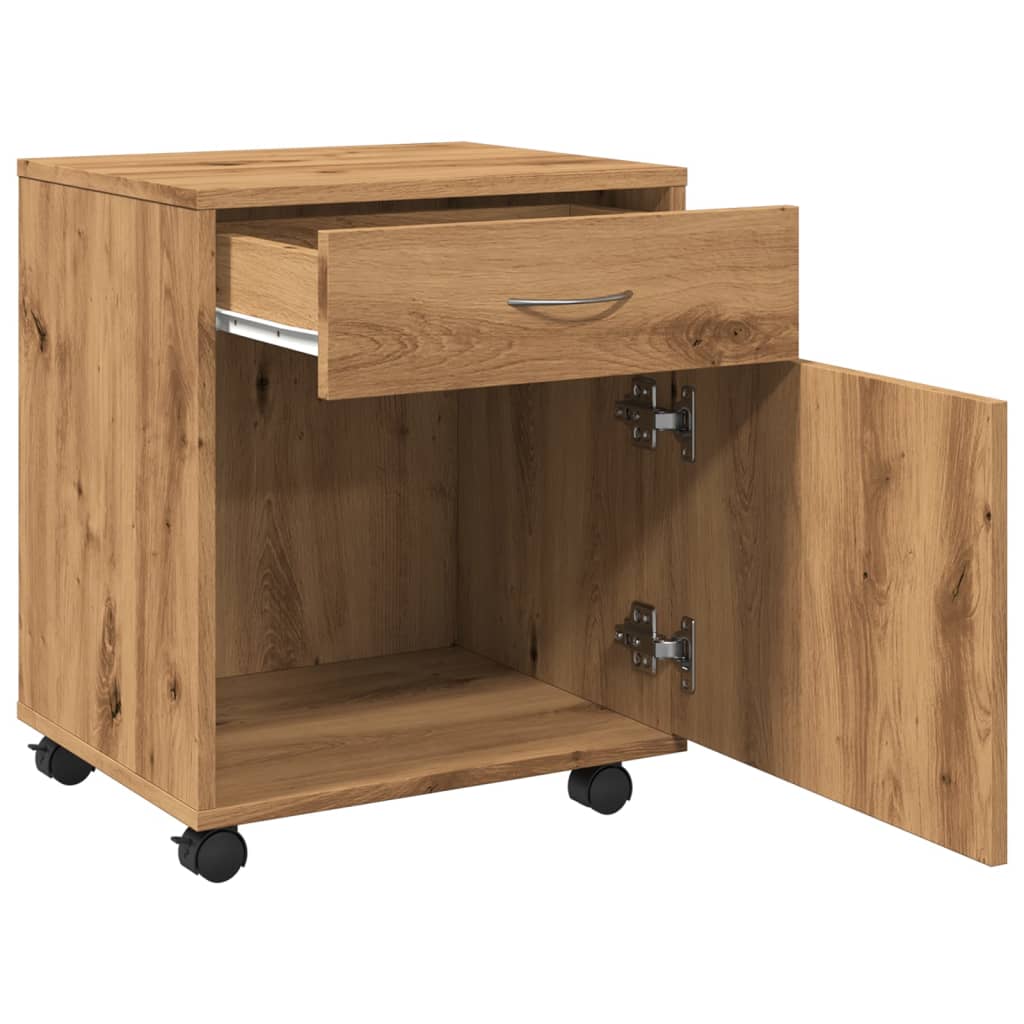 Rulleskap artisan eik 45x38x54 cm konstruert tre