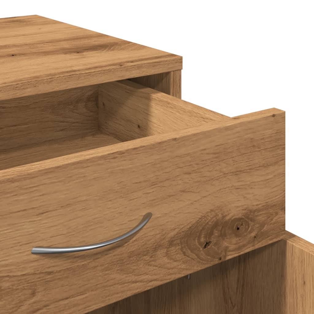 Rulleskap artisan eik 45x38x54 cm konstruert tre