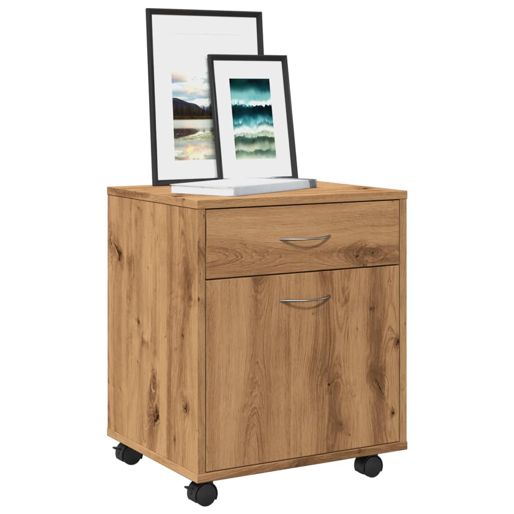 Rulleskap artisan eik 45x38x54 cm konstruert tre