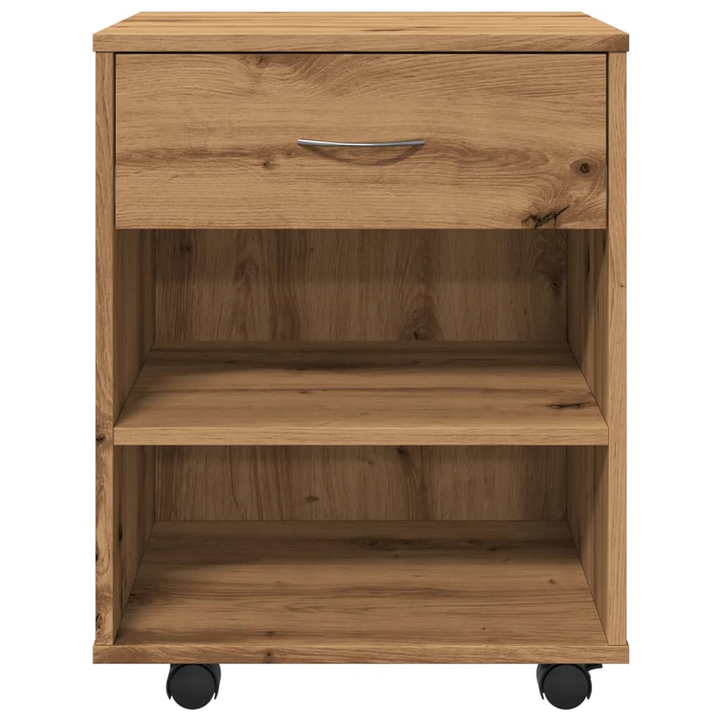 Rulleskap artisan eik 46x36x59 cm konstruert tre