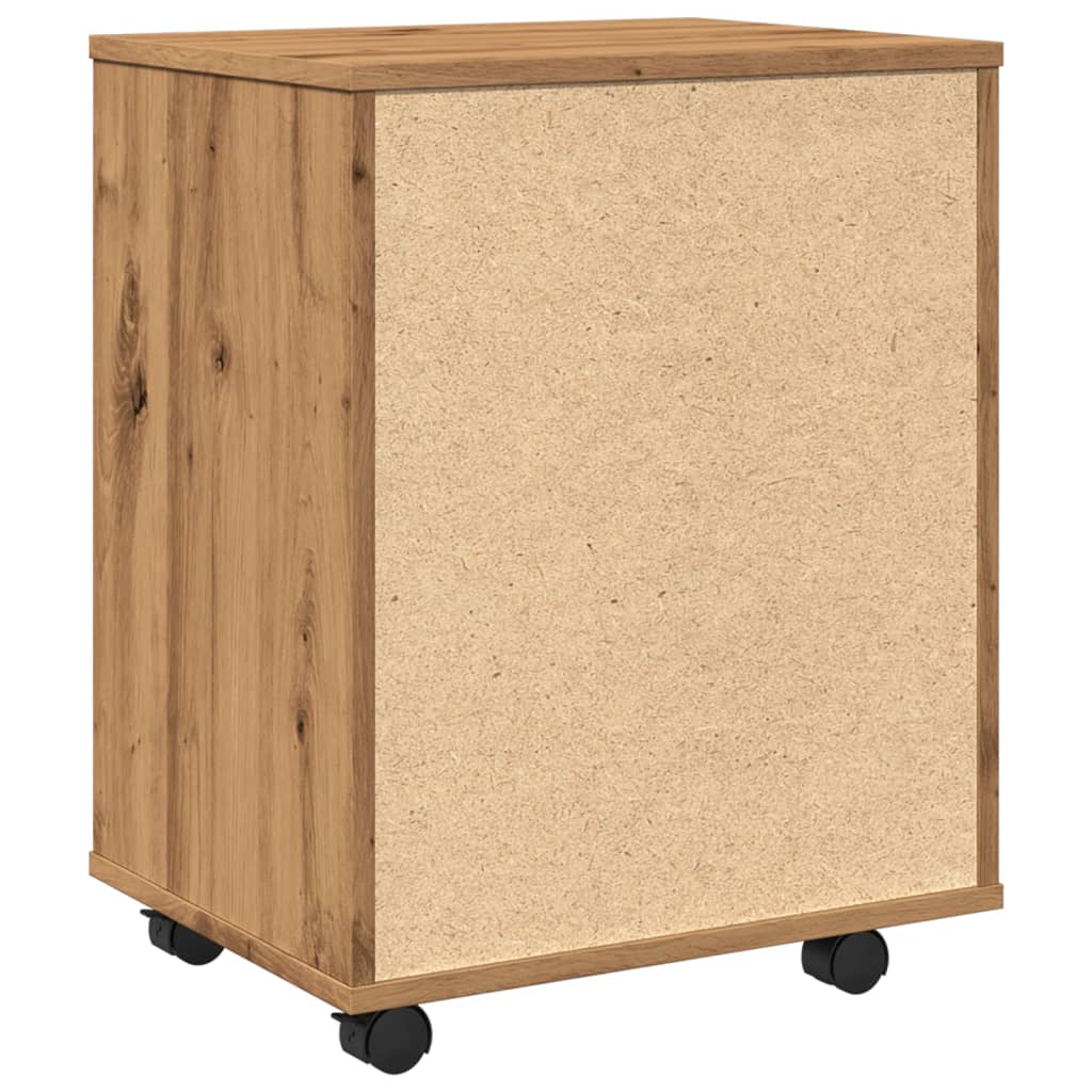 Rulleskap artisan eik 46x36x59 cm konstruert tre