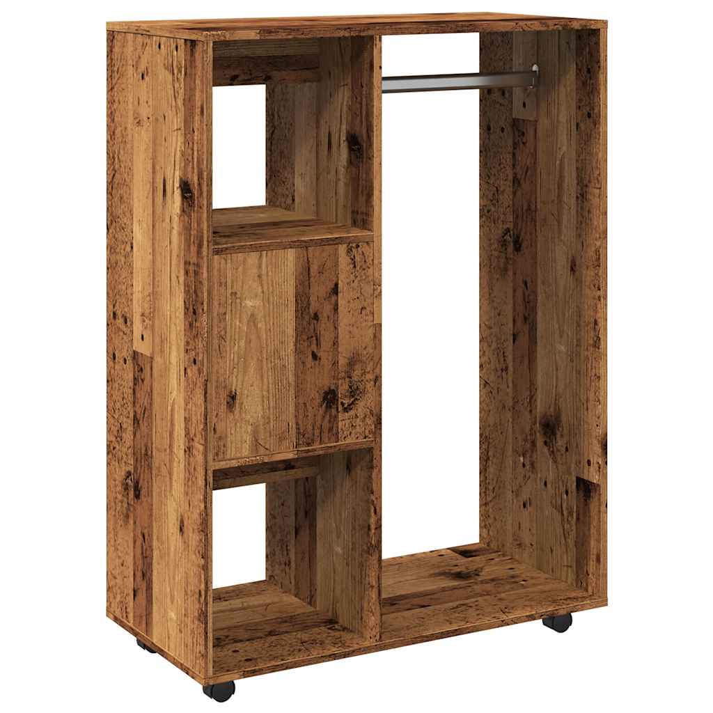 Garderobe gammelt tre 80x40x110 cm konstruert tre