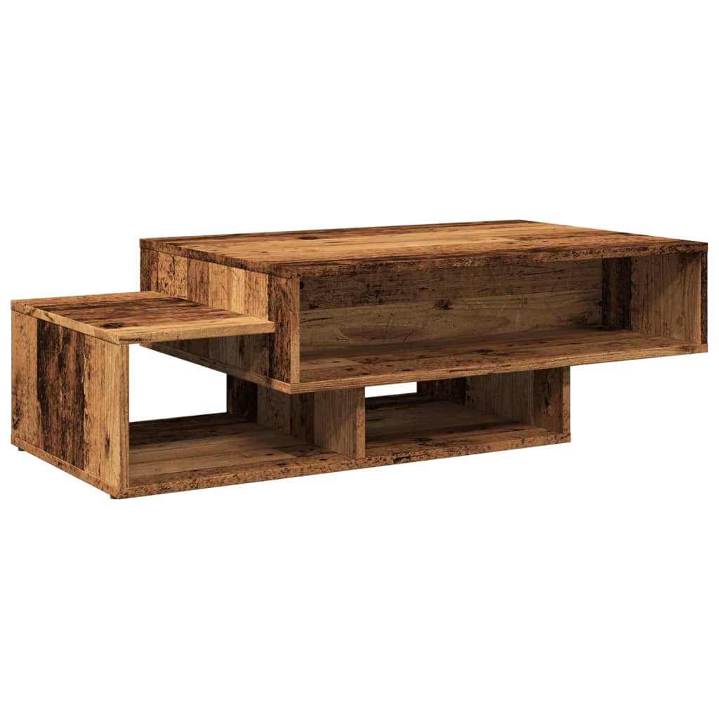Salongbord gammelt tre 105x55x32 cm konstruert tre