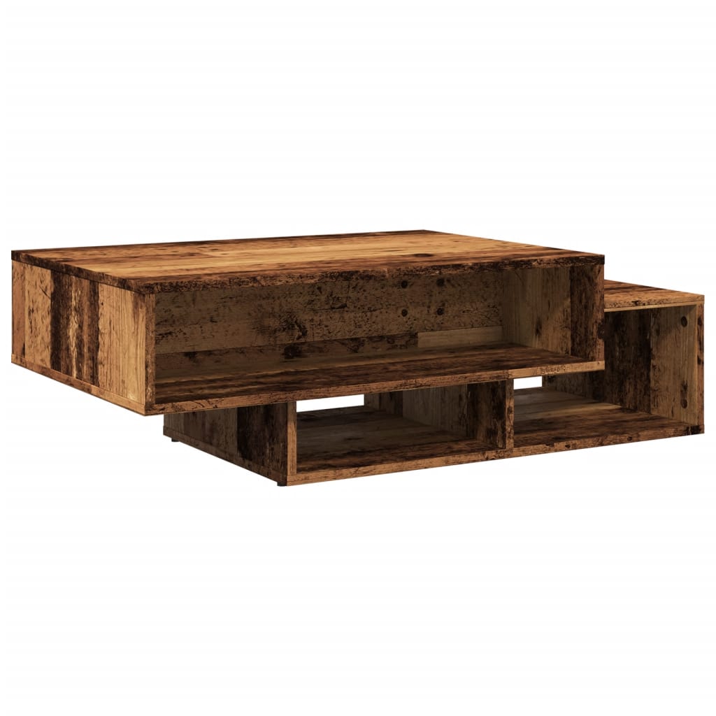 Salongbord gammelt tre 105x55x32 cm konstruert tre