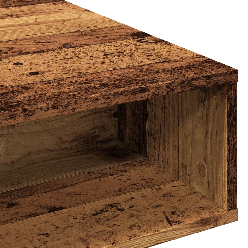 Salongbord gammelt tre 105x55x32 cm konstruert tre