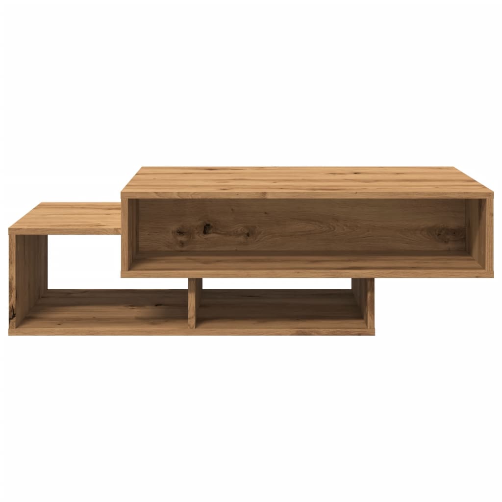 Salongbord artisan eik 105x55x32 cm konstruert tre