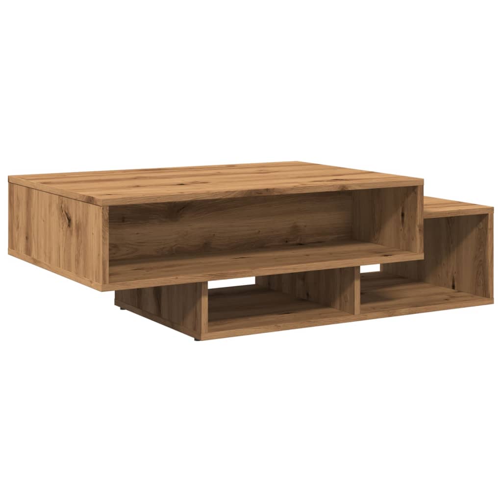 Salongbord artisan eik 105x55x32 cm konstruert tre