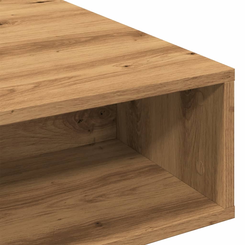 Salongbord artisan eik 105x55x32 cm konstruert tre