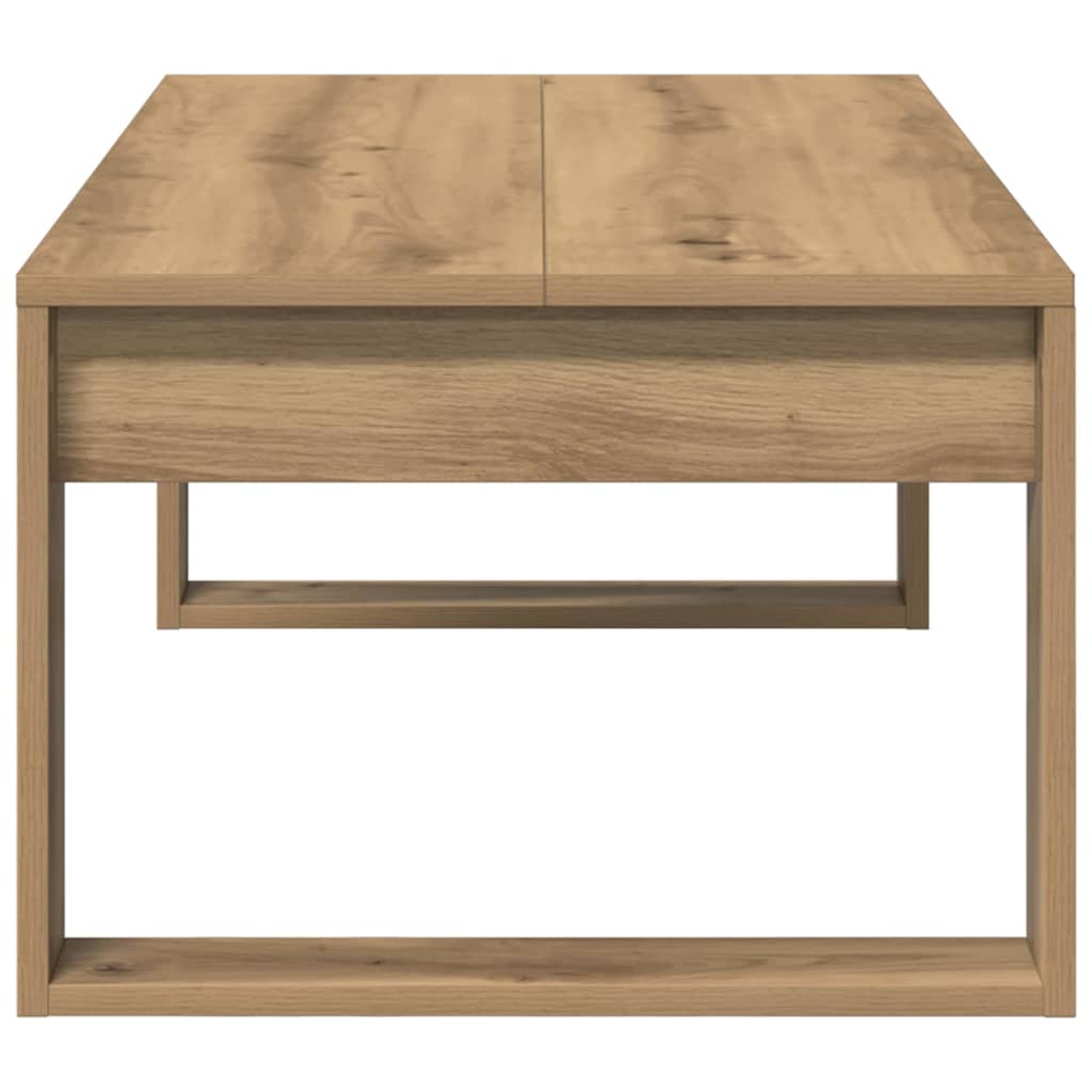 Salongbord artisan eik 102x50x35 cm konstruert tre