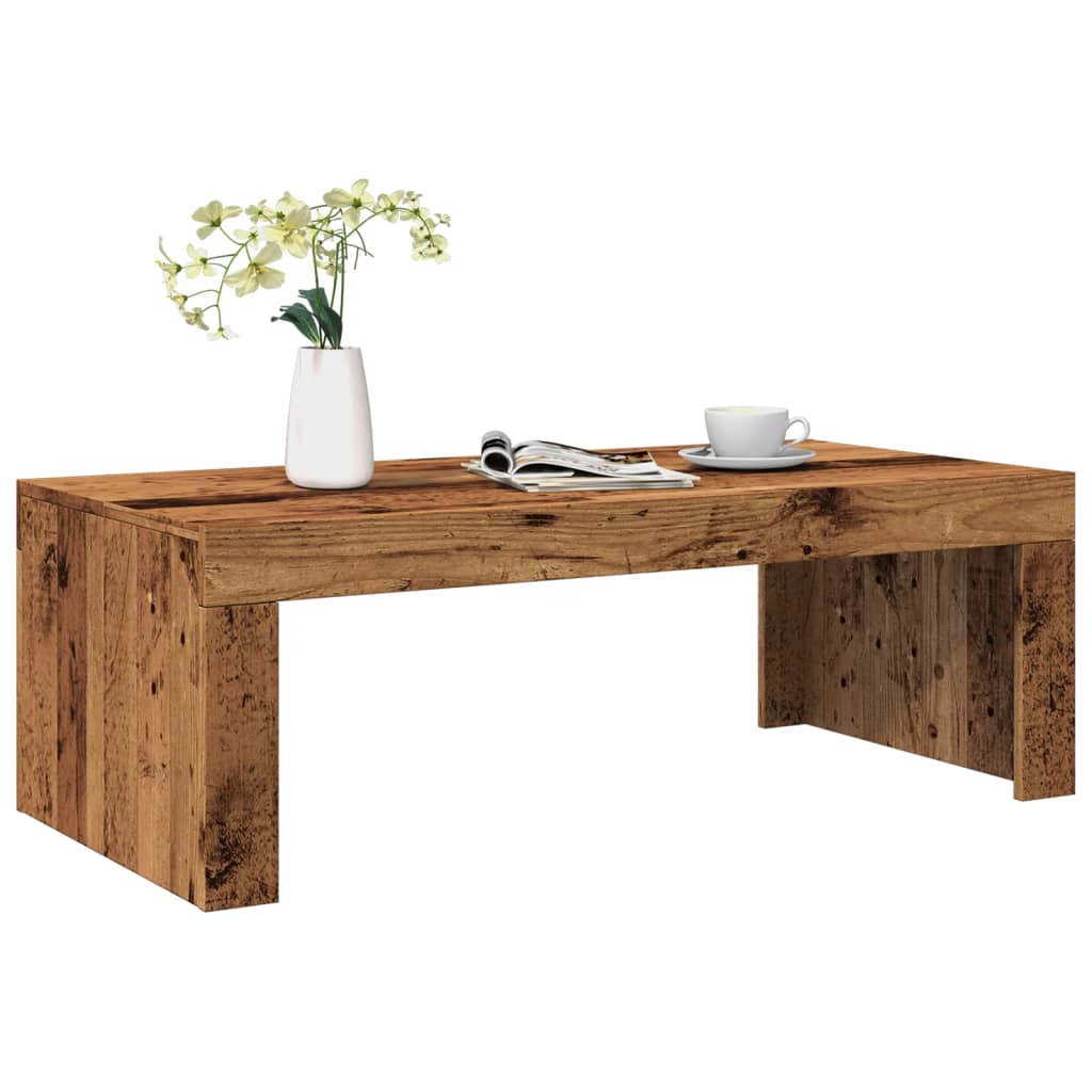 Salongbord gammelt tre 102x50x35 cm konstruert tre