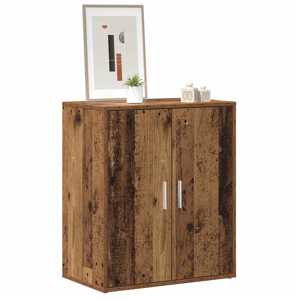 Skoskap gammelt tre 60x35x70 cm konstruert tre
