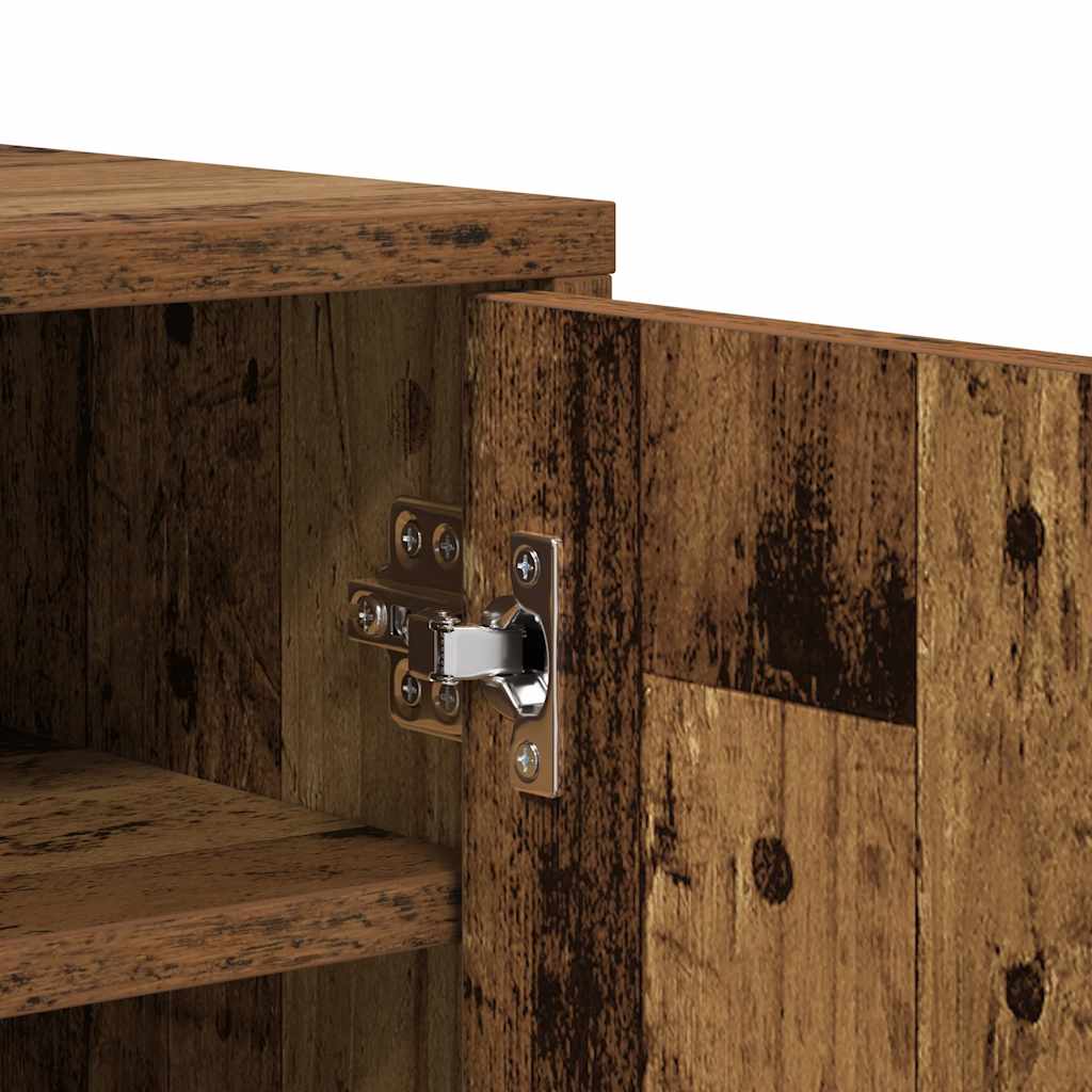 Skoskap gammelt tre 60x35x70 cm konstruert tre