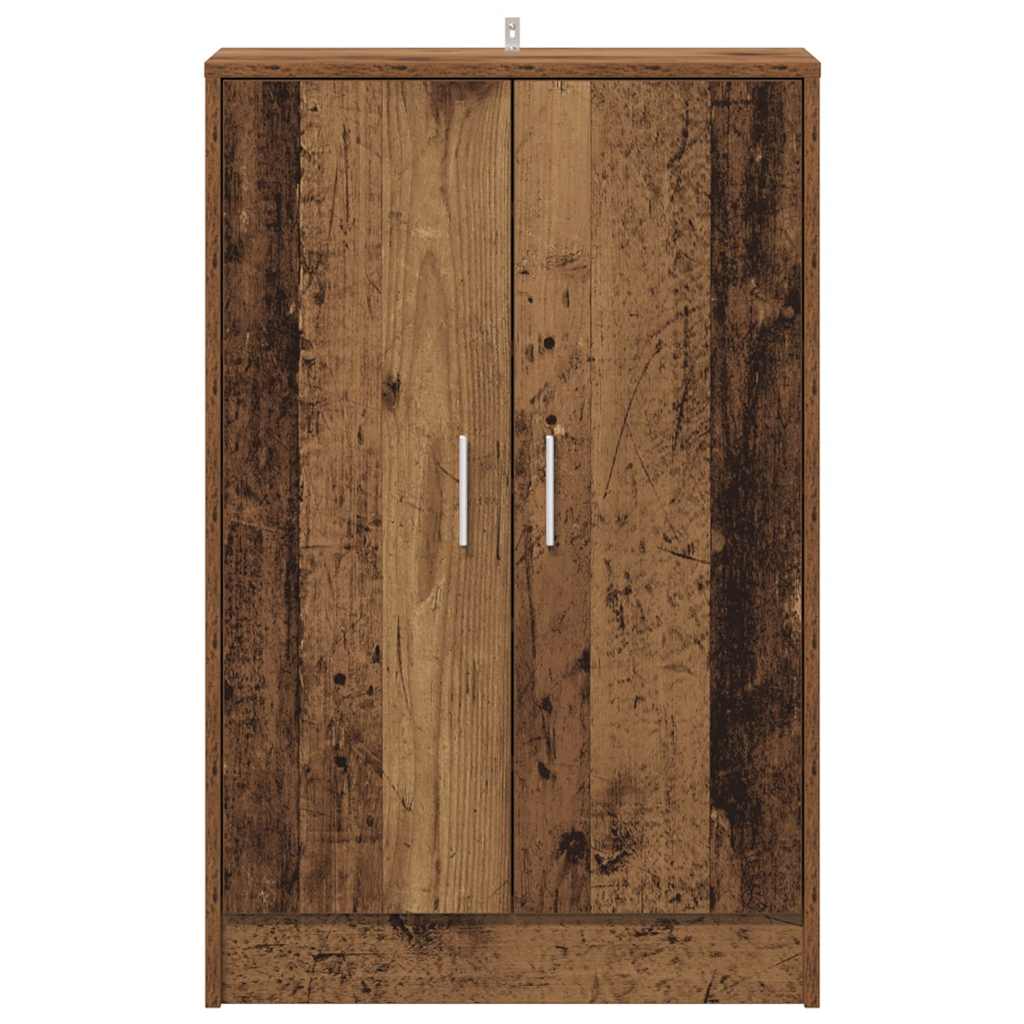 Skoskap gammelt tre 60x35x92 cm konstruert tre