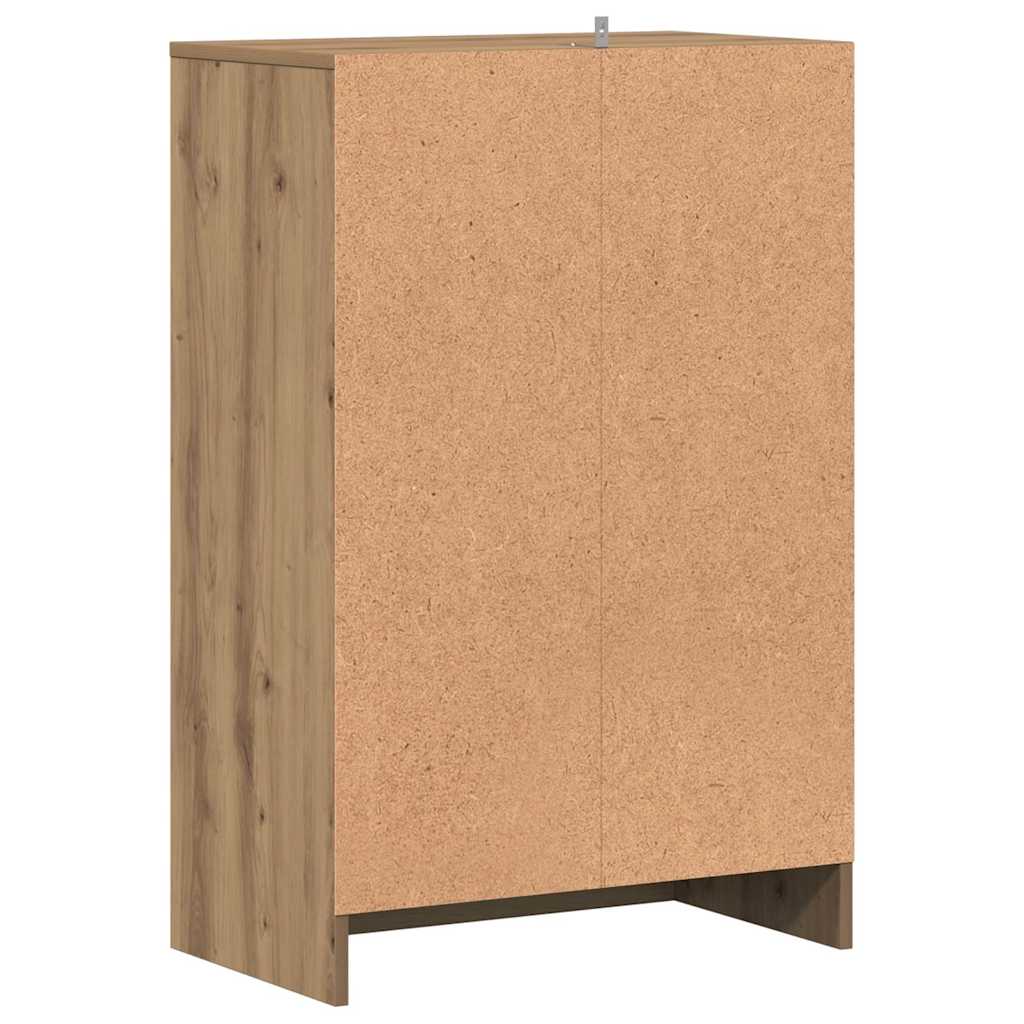 Skoskap artisan eik 60x35x92 cm konstruert tre