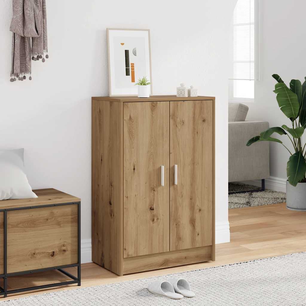 Skoskap artisan eik 60x35x92 cm konstruert tre