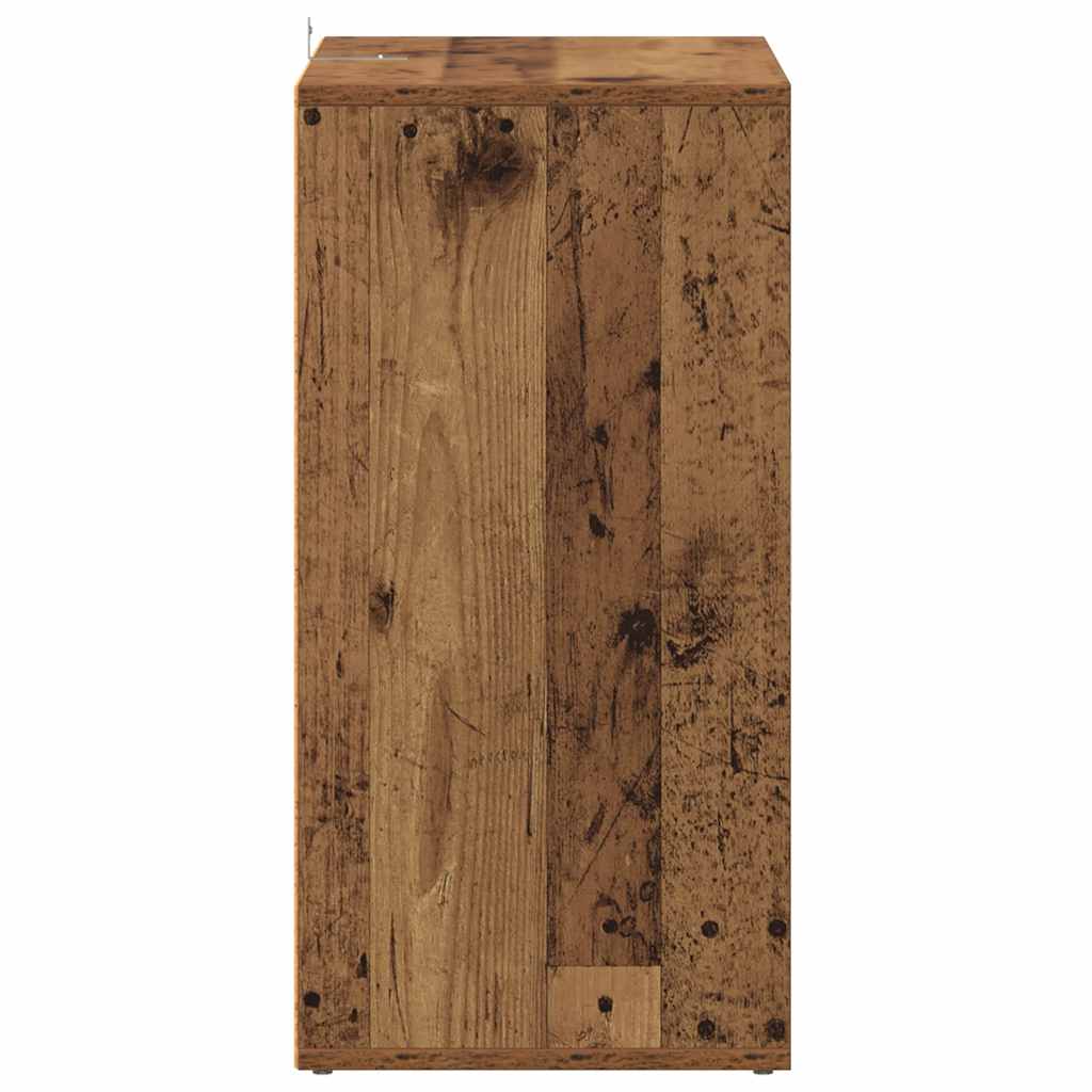 Skoskap gammelt tre 60x35x70 cm konstruert tre