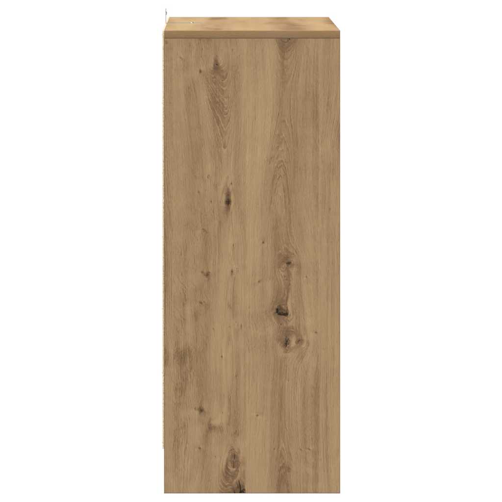 Skoskap artisan eik 60x35x92 cm konstruert tre