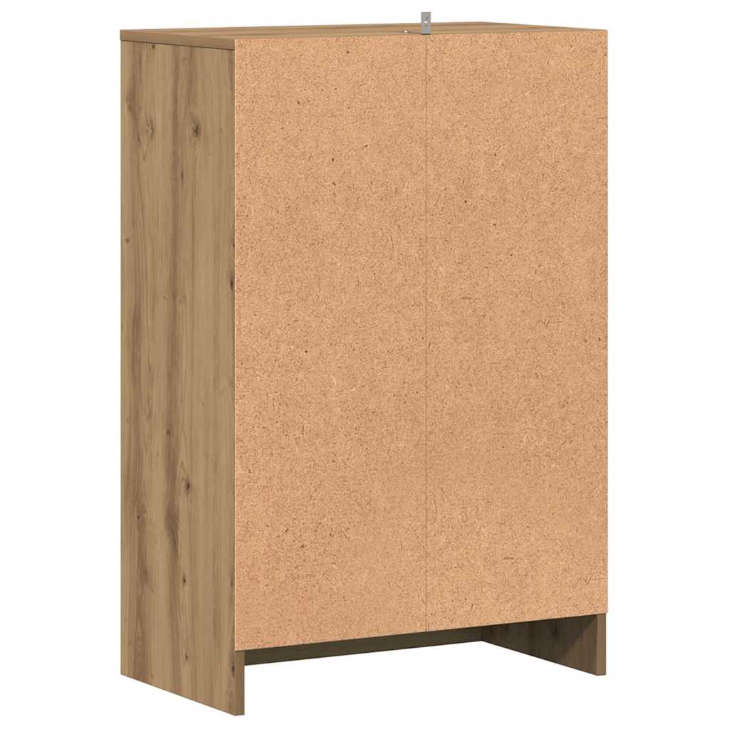 Skoskap artisan eik 60x35x92 cm konstruert tre
