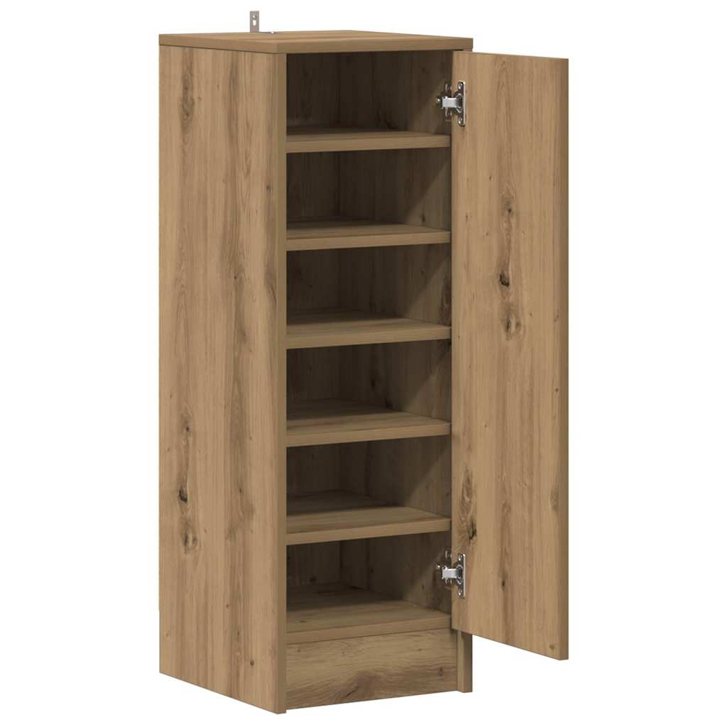Skoskap artisan eik 32x35x92 cm konstruert tre