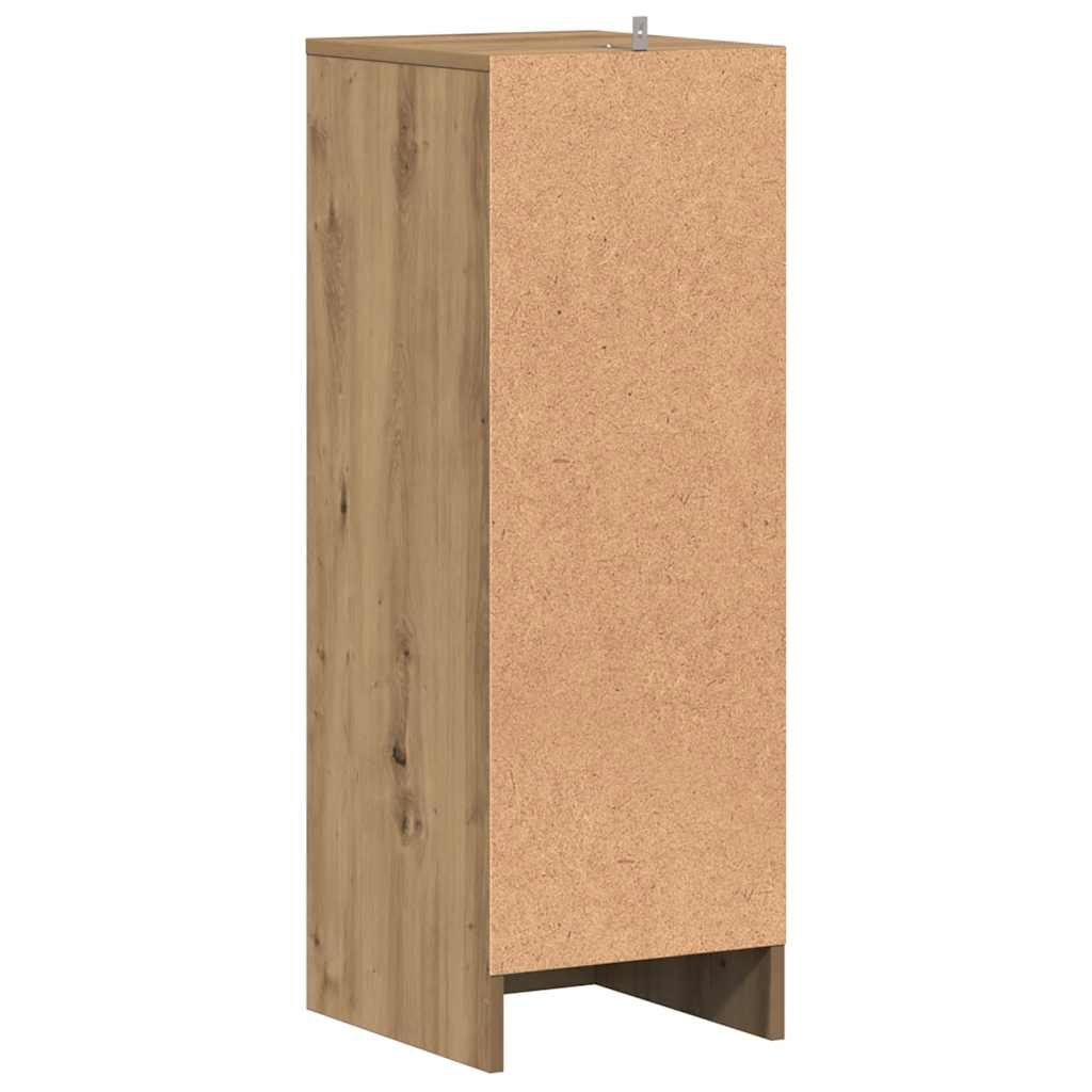Skoskap artisan eik 32x35x92 cm konstruert tre