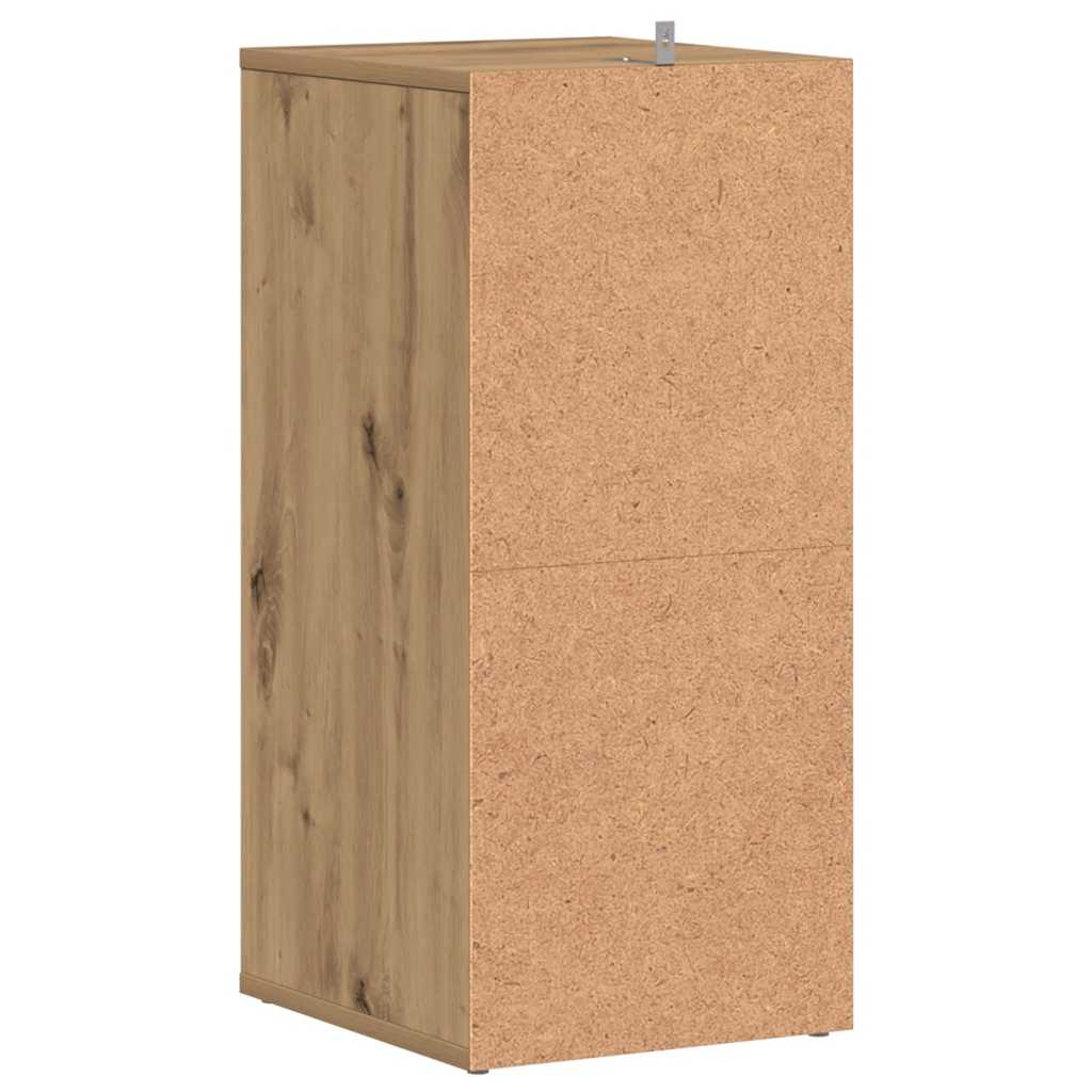 Skohyller svart 2 stk artisan eik 32x35x70 cm konstruert tre