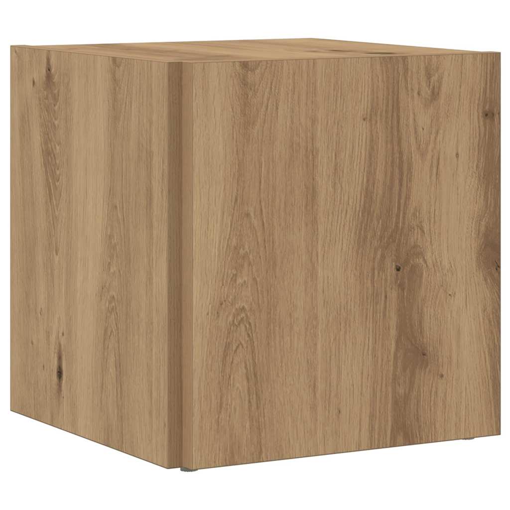 Sidebord artisan eik 33x33x34 cm konstruert tre