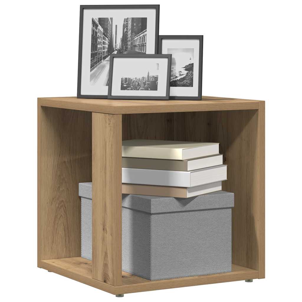Sidebord artisan eik 33x33x34 cm konstruert tre