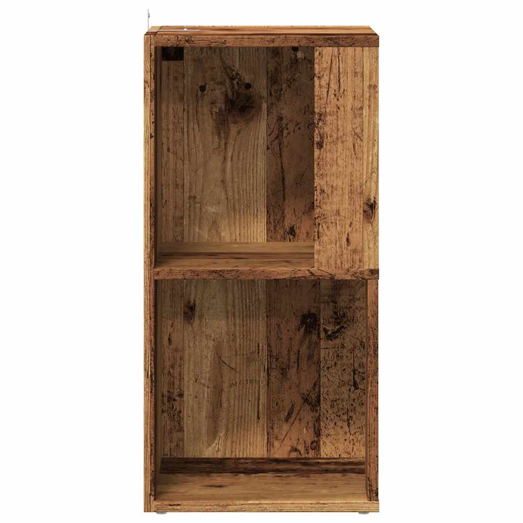 Hjørneskap gammelt tre 33x33x67 cm konstruert tre