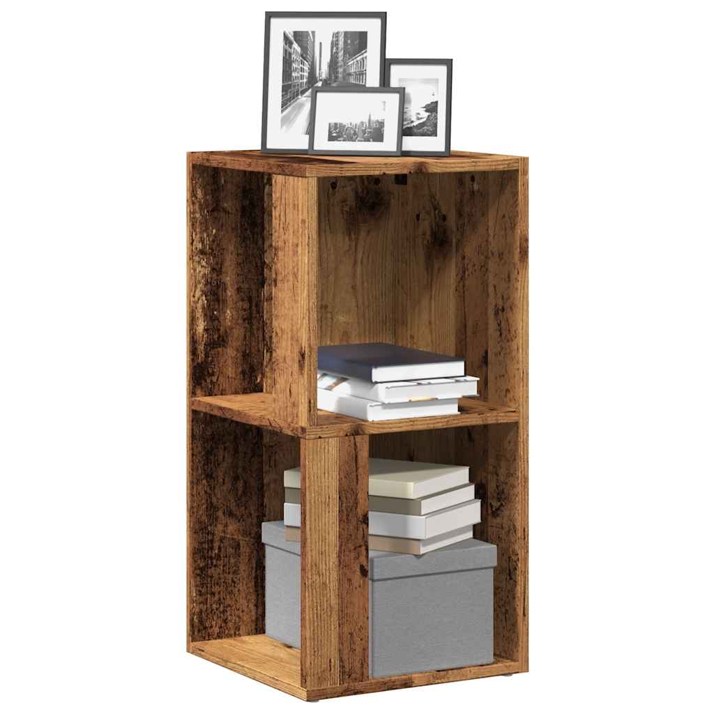 Hjørneskap gammelt tre 33x33x67 cm konstruert tre