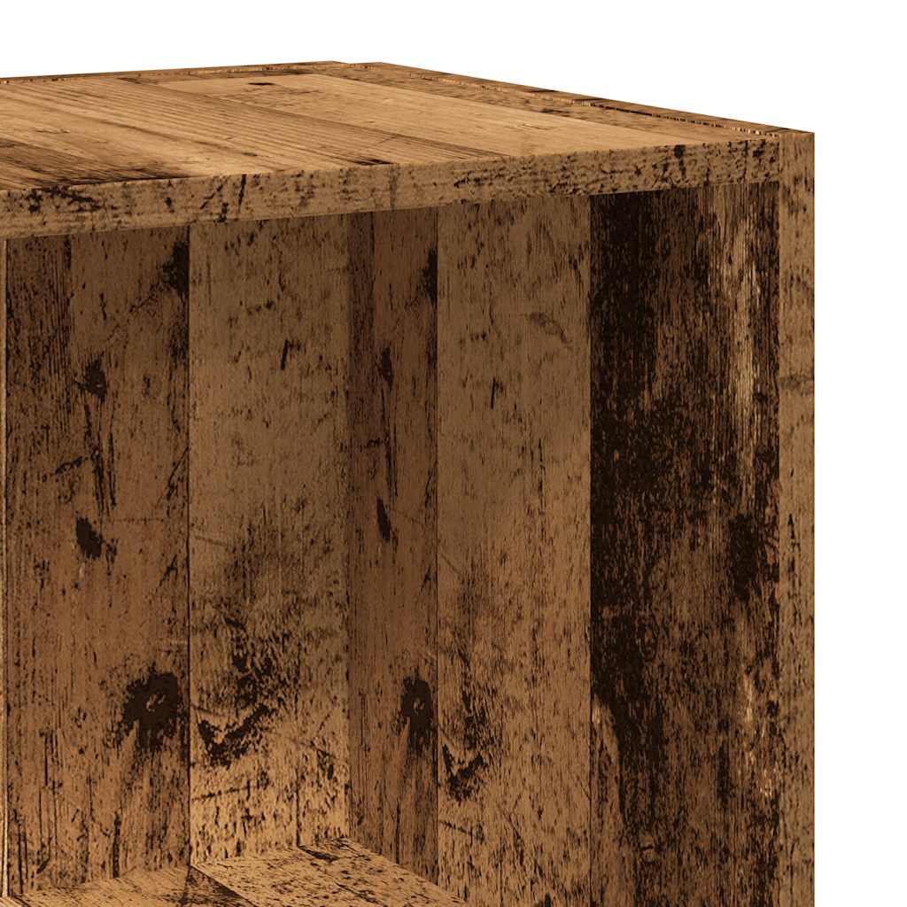 Hjørneskap gammelt tre 33x33x100 cm konstruert tre