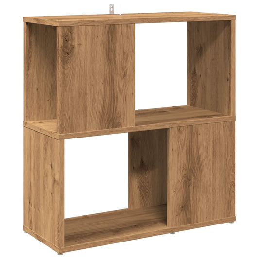 Bokhylle artisan eik 60x24x63 cm konstruert tre
