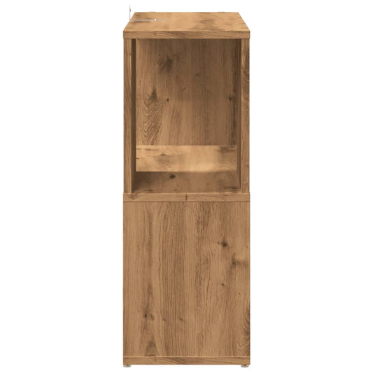 Bokhylle artisan eik 60x24x63 cm konstruert tre