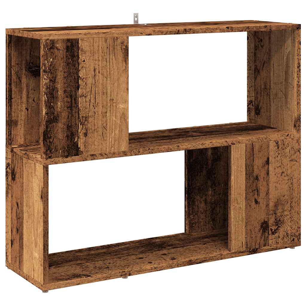 Bokhylle/romdeler gammelt tre 80x24x63 cm