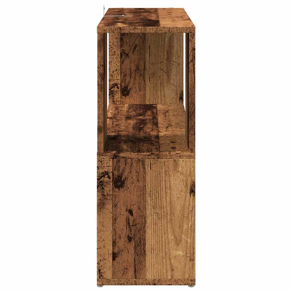 Bokhylle/romdeler gammelt tre 80x24x63 cm