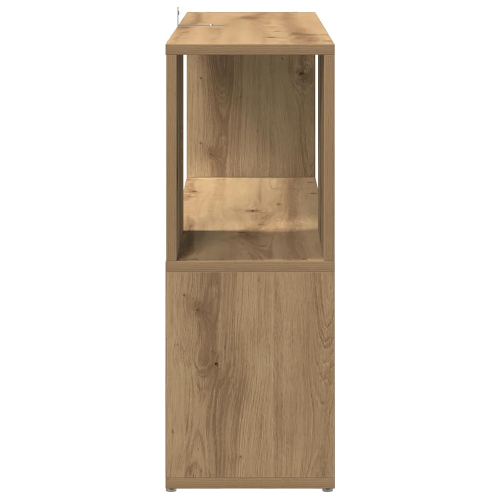 Bokhylle/romdeler artisan eik 80x24x63 cm