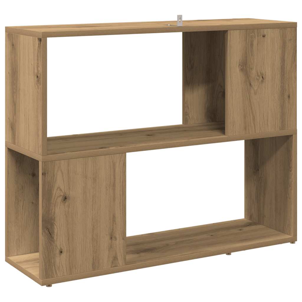 Bokhylle/romdeler artisan eik 80x24x63 cm