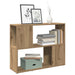 Bokhylle/romdeler artisan eik 80x24x63 cm