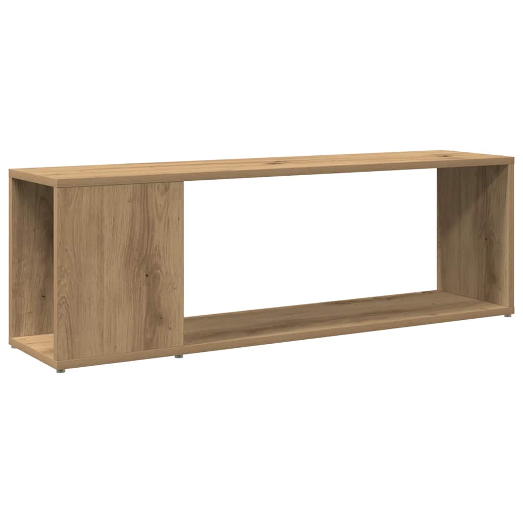 TV-benk artisan eik 100x24x32 cm konstruert tre