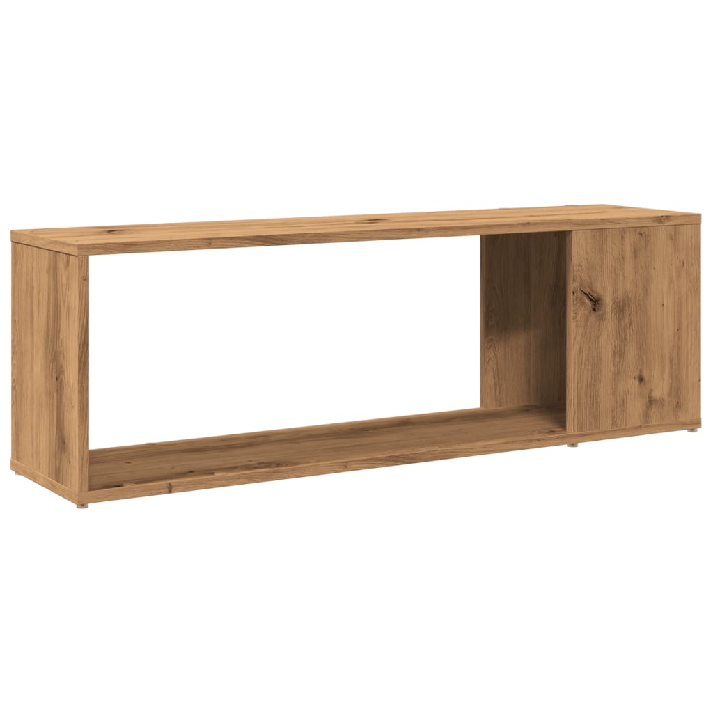 TV-benk artisan eik 100x24x32 cm konstruert tre