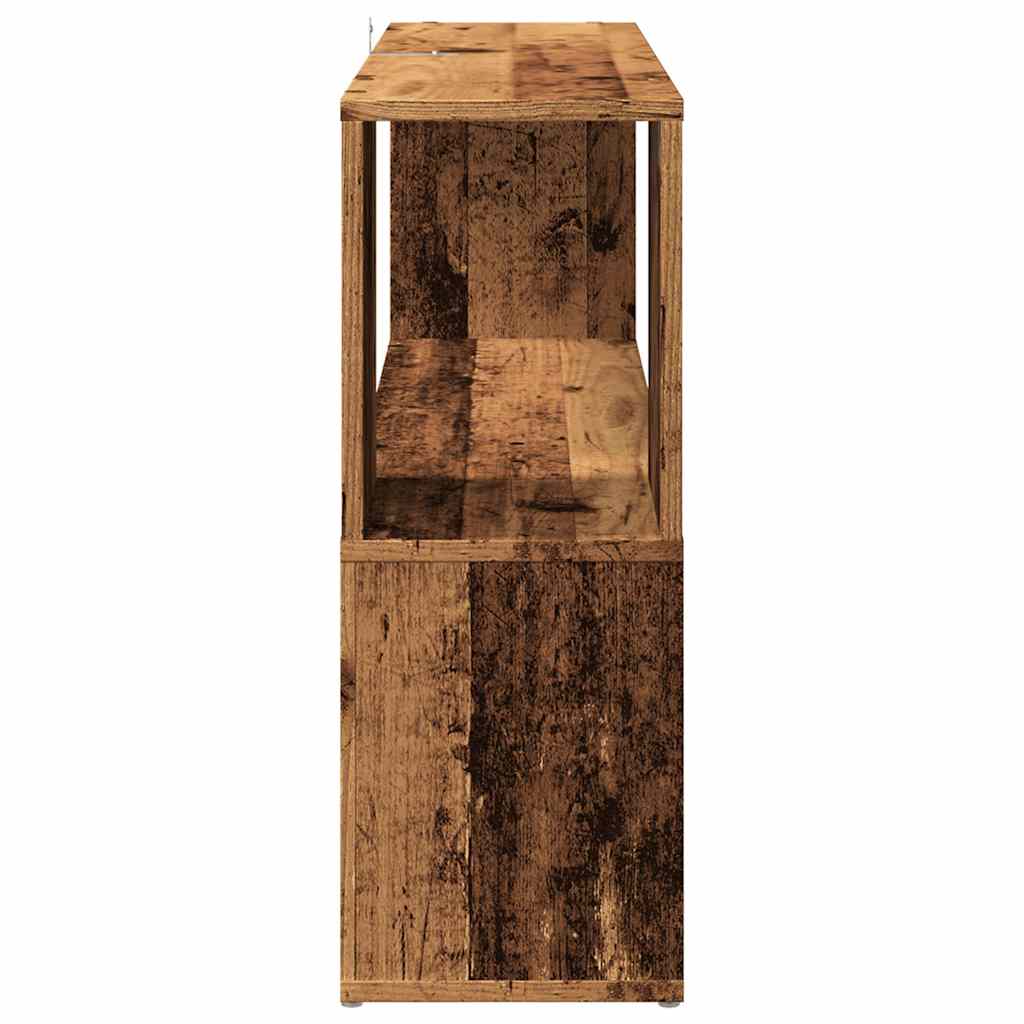 Bokhylle gammelt tre 100x24x63 cm konstruert tre