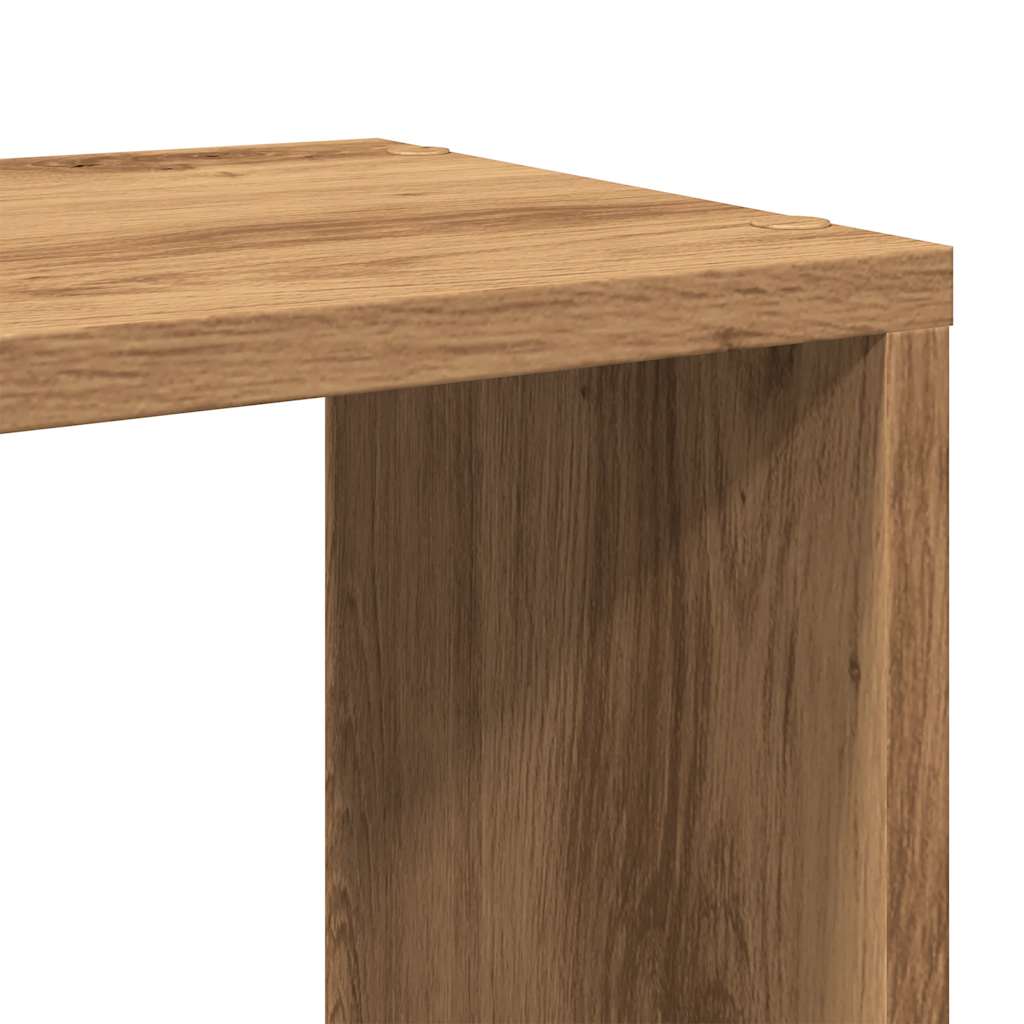 Bokhylle/romdeler artisan eik 100x24x94 cm