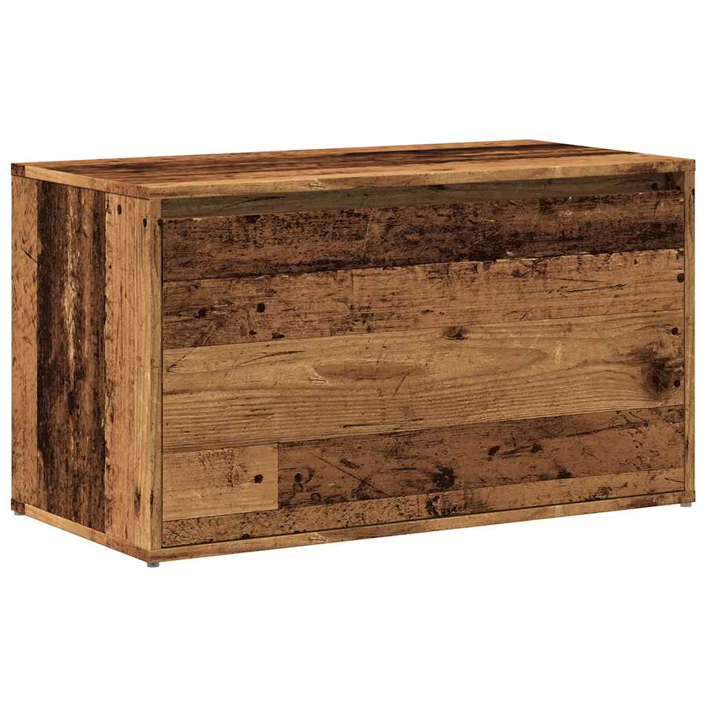 Gangbenk 80x40x45 cm gammelt tre konstruert tre