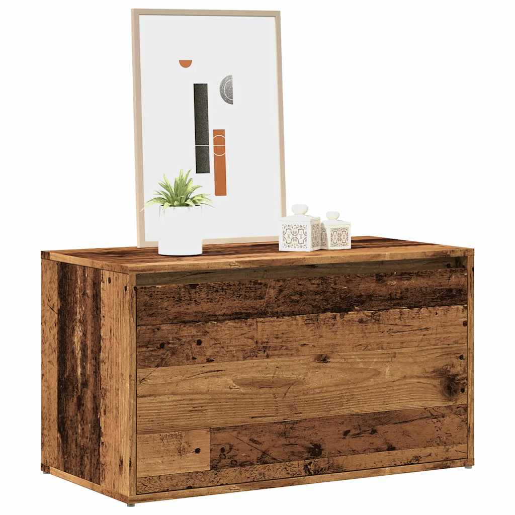 Gangbenk 80x40x45 cm gammelt tre konstruert tre