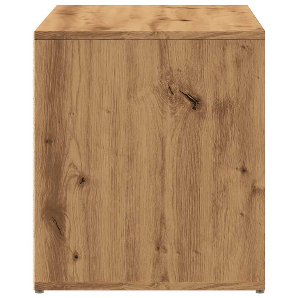 Gangbenk 80x40x45 cm artisan eik konstruert tre