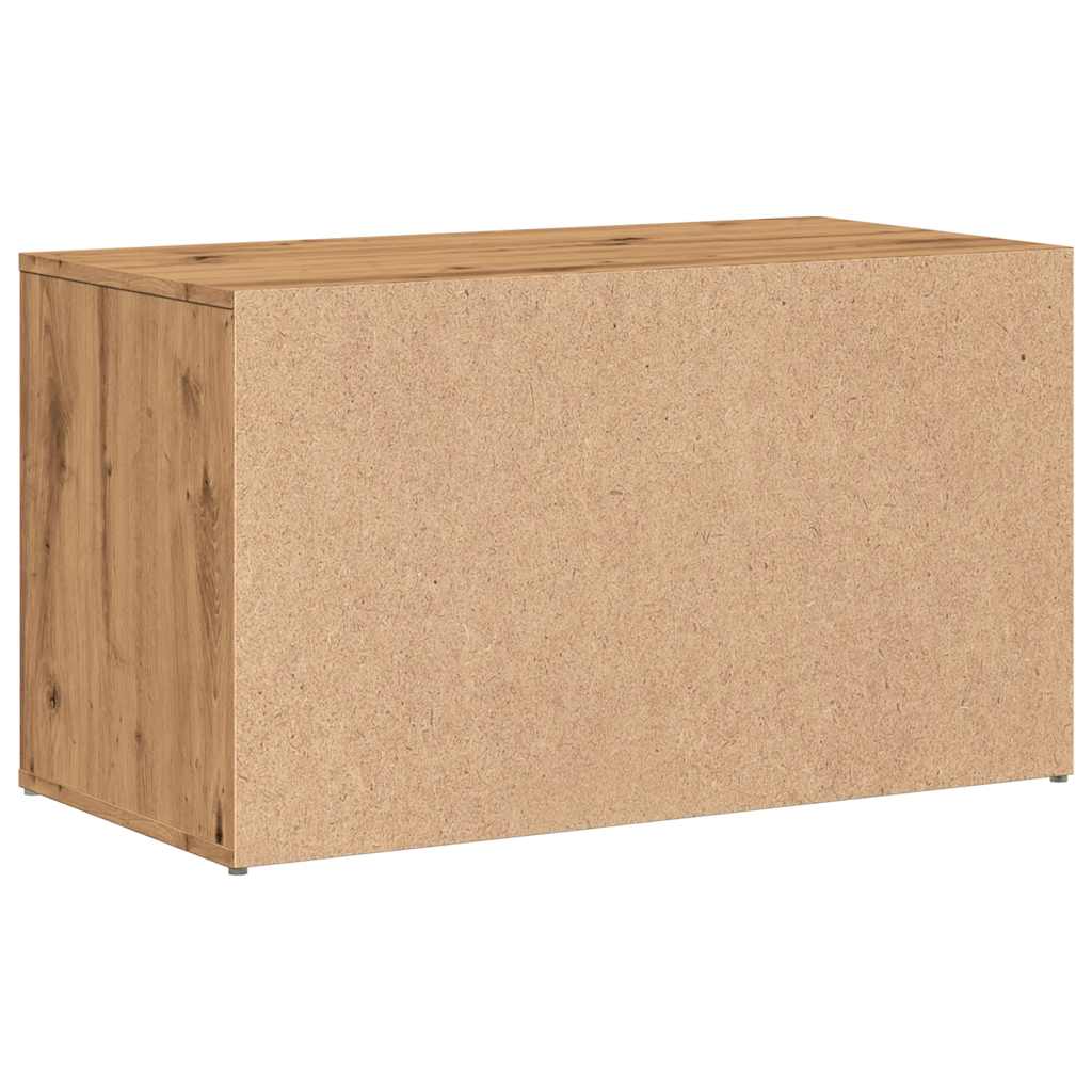 Gangbenk 80x40x45 cm artisan eik konstruert tre