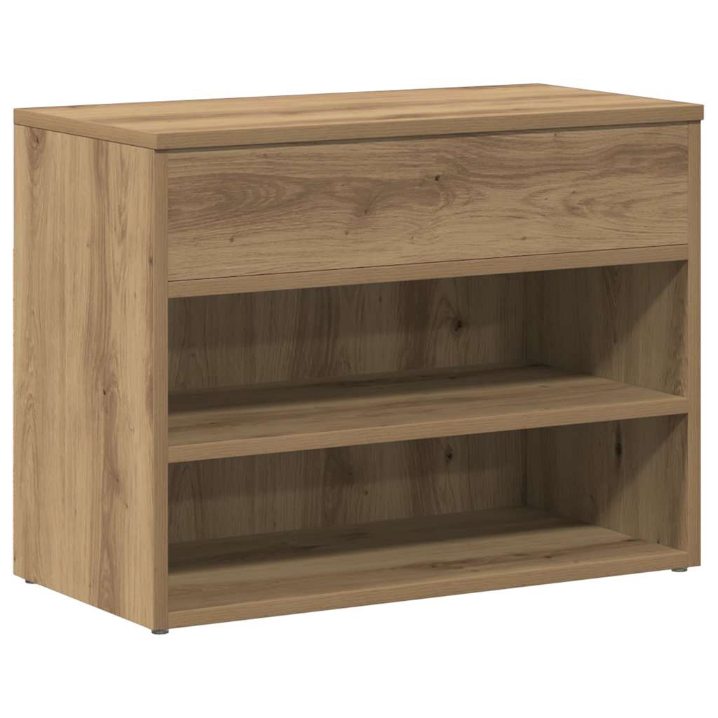 Skohylle artisan eik 60x30x45 cm konstruert tre