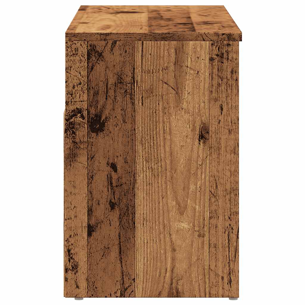 Skobenk gammelt tre 80x30x45 cm konstruert tre
